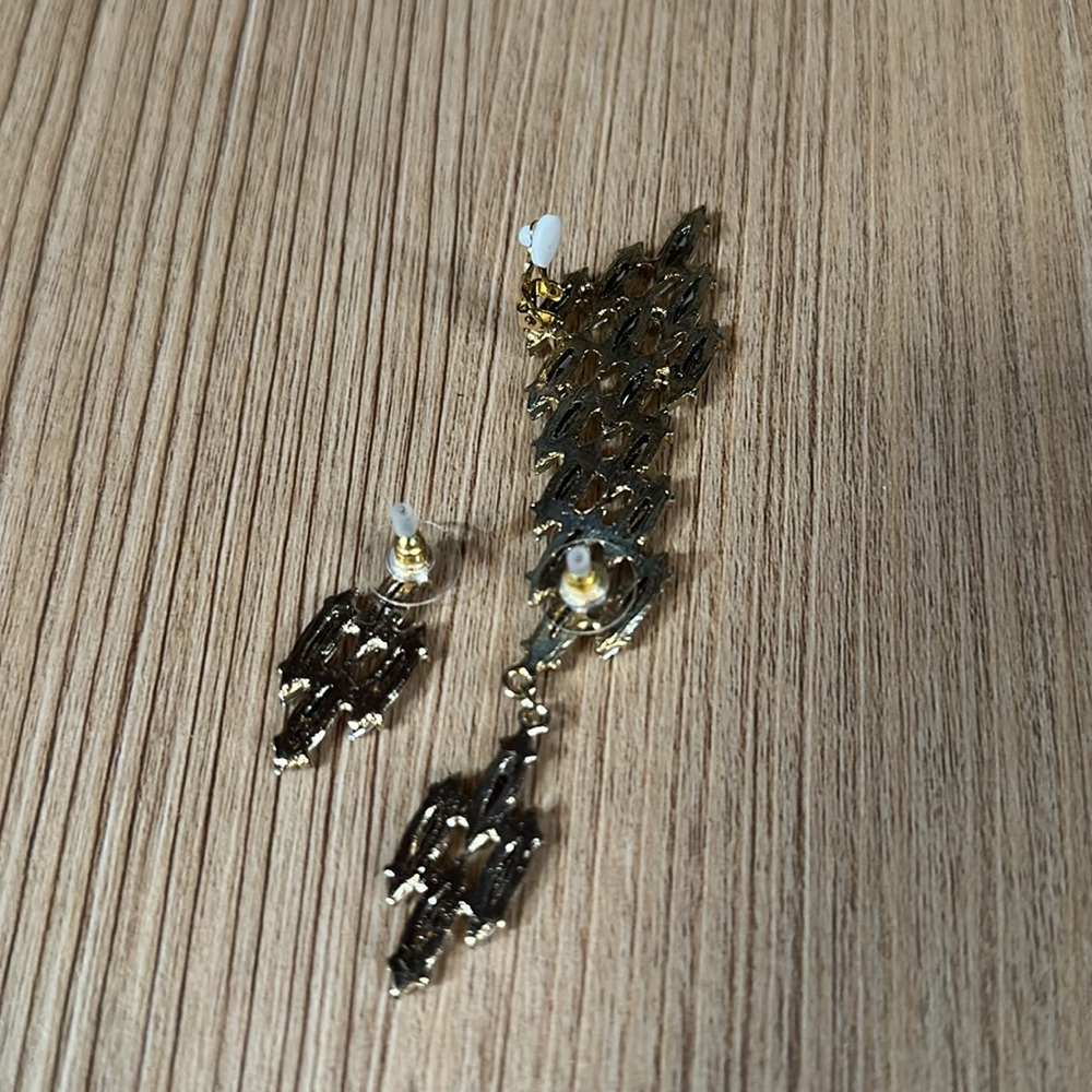 Rhinestones Ear Cuff Set - Picture 5 of 8